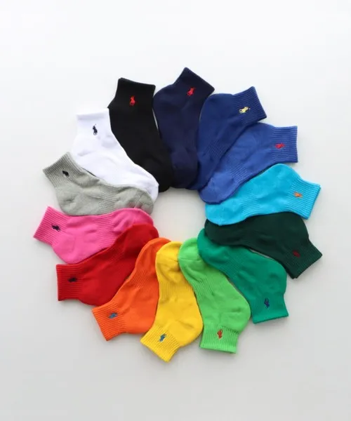 Polo Ralph Lauren 3-pack 刺繡Logo Socks 10色$60起!