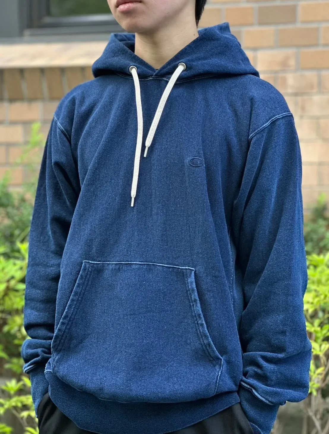Champion REVERSE WEAVE® Crew Neck Sweatshirt Indigo $526! Hoodie $575!