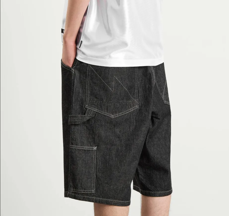NEIGHBORHOOD SS25 Denim Painter Short Pants Black $975!