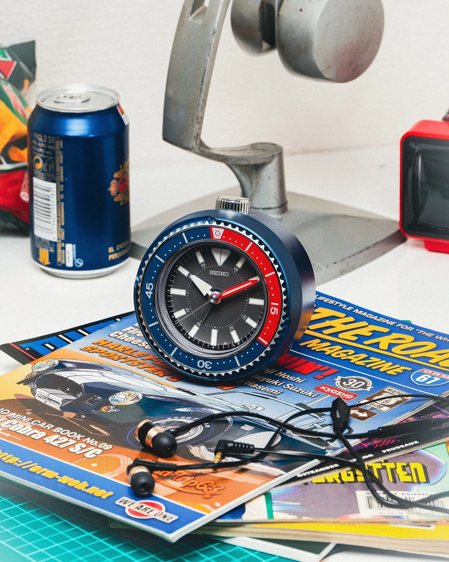bPr BEAMS x SEIKO座枱鐘TC208 3色$317!
