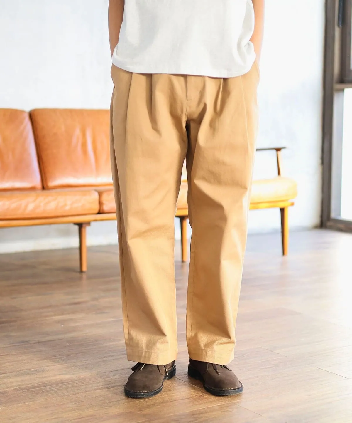 [日本製] B:MING by BEAMS SIMPLE YET / 2 Pleats Chino $529免運!