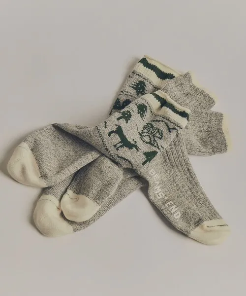 [日本製] Beams Plus x END. x Clarks Originals 2 Pack Socks $123!