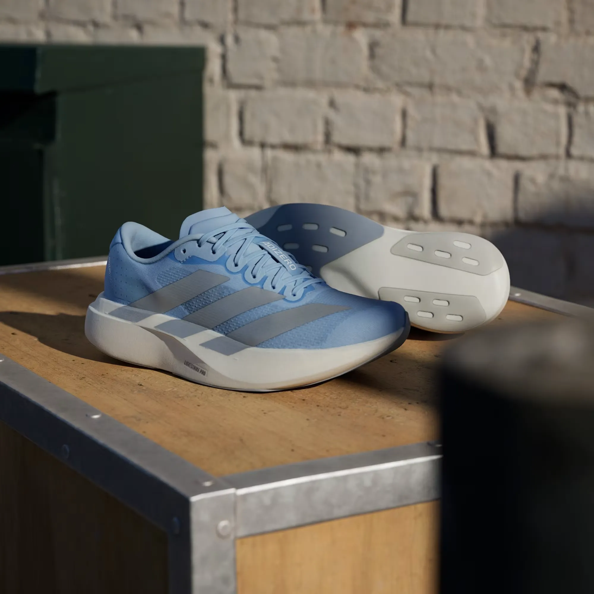 Adidas W Adizero EVO SL Glow Blue $665免運!