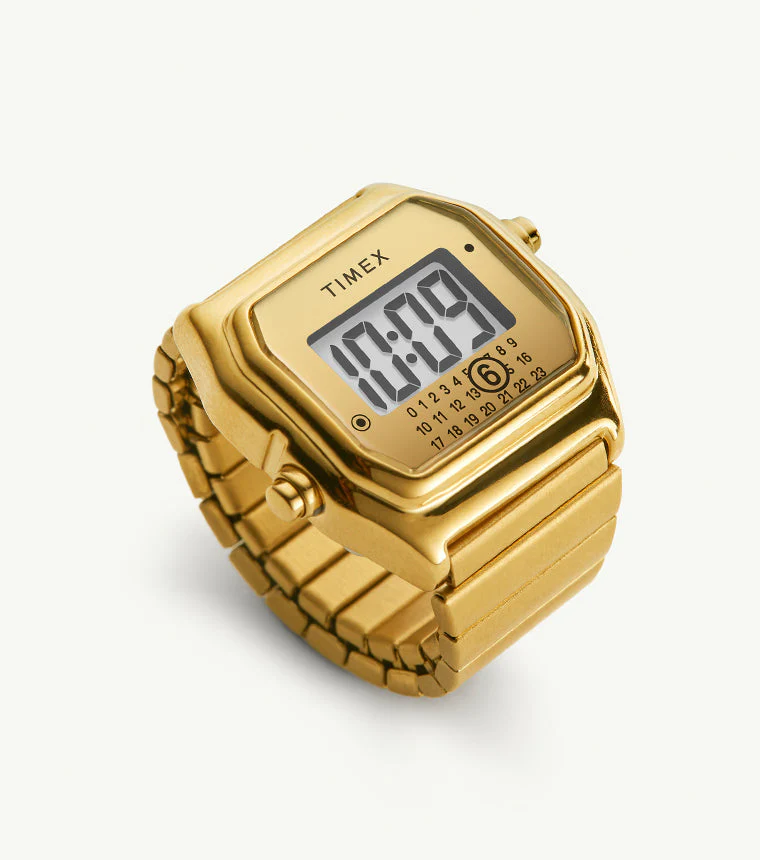 Timex x MM6 T80 Gold-Tone 戒指錶 $1585免運! 