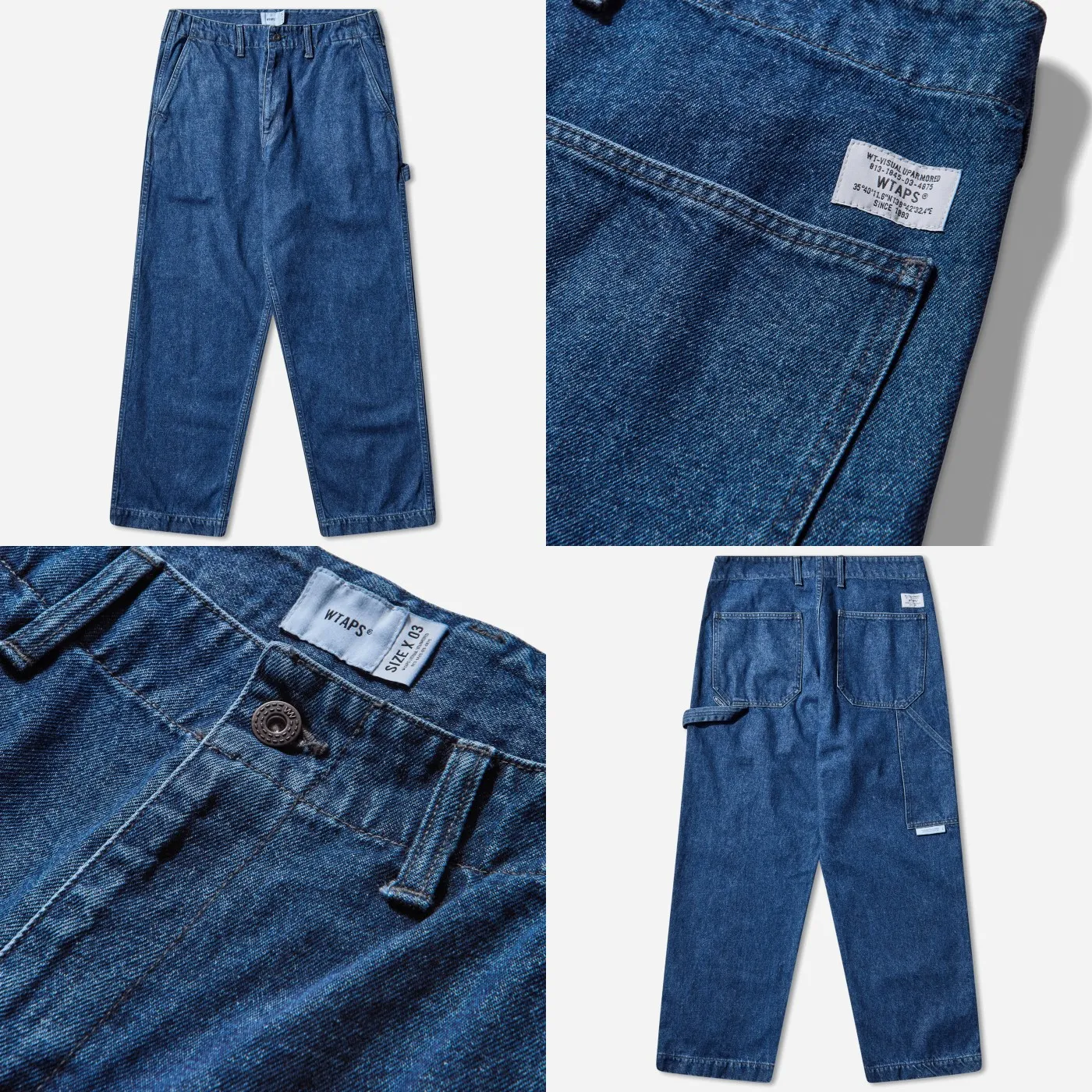 WTAPS FW25 ARMSTG2501 / TROUSERS / COTTON. DENIM $1437!