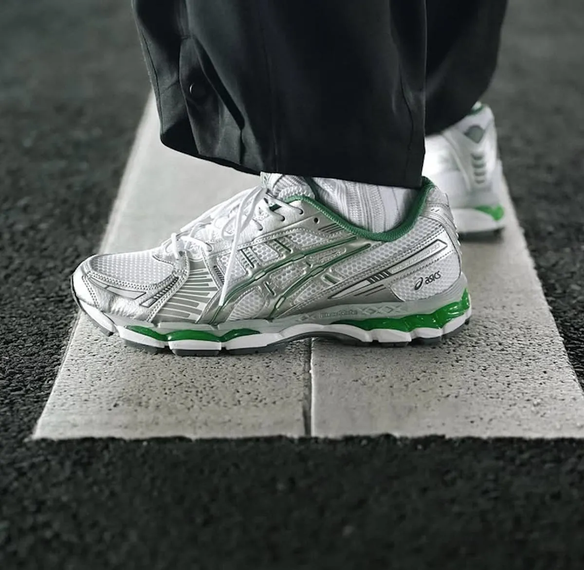Asics Gel-Kayano 12.1 White/Silver $696!