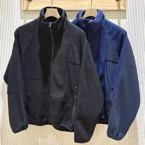 Beams Wide-Fit Patchwork Fleece Patchwork Jacket 2色$496!