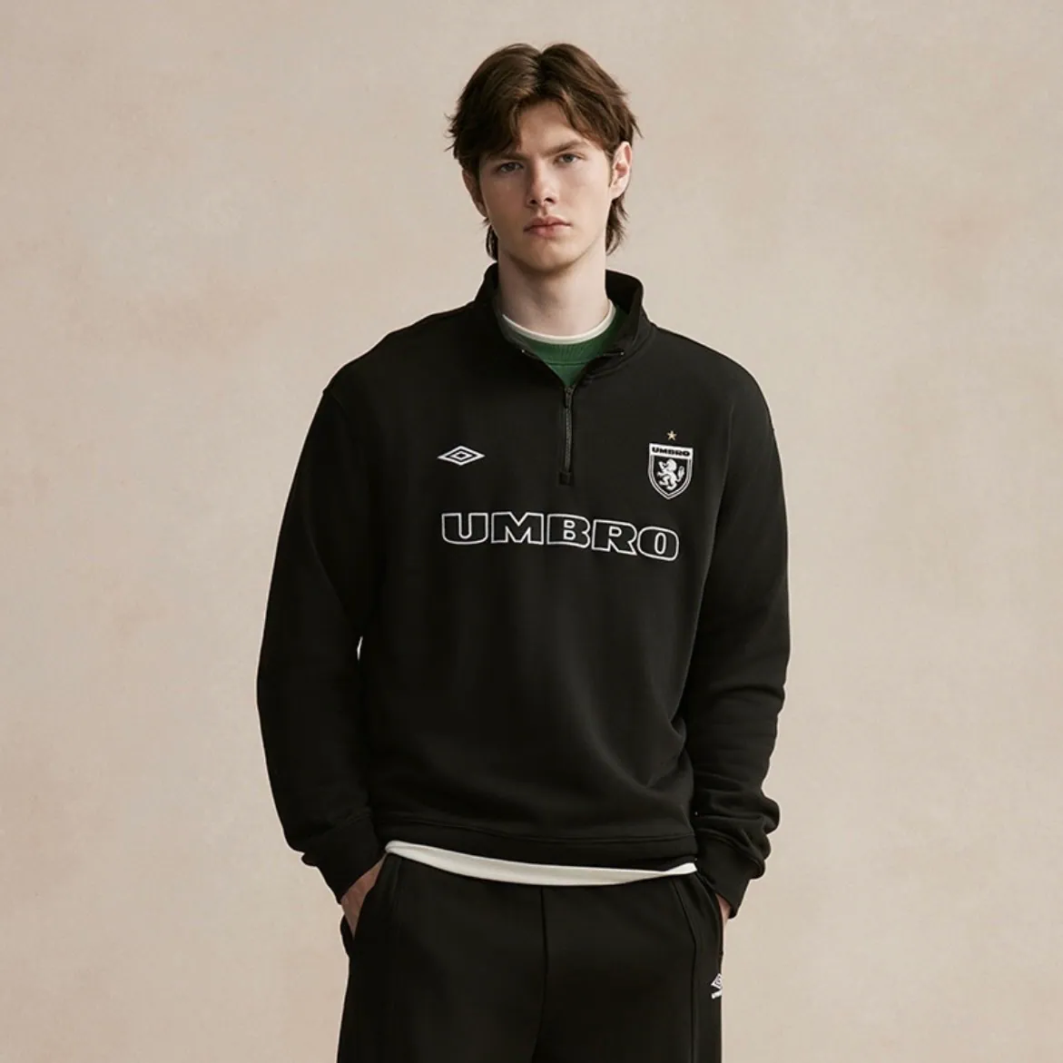 UMBRO Half Zip Sweatshirt 3色$400!