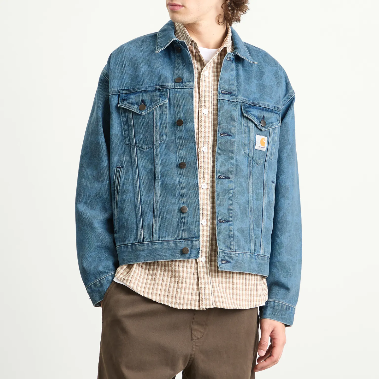 Carhartt WIP Duck Helston Jacket Blue Camo $839免運!