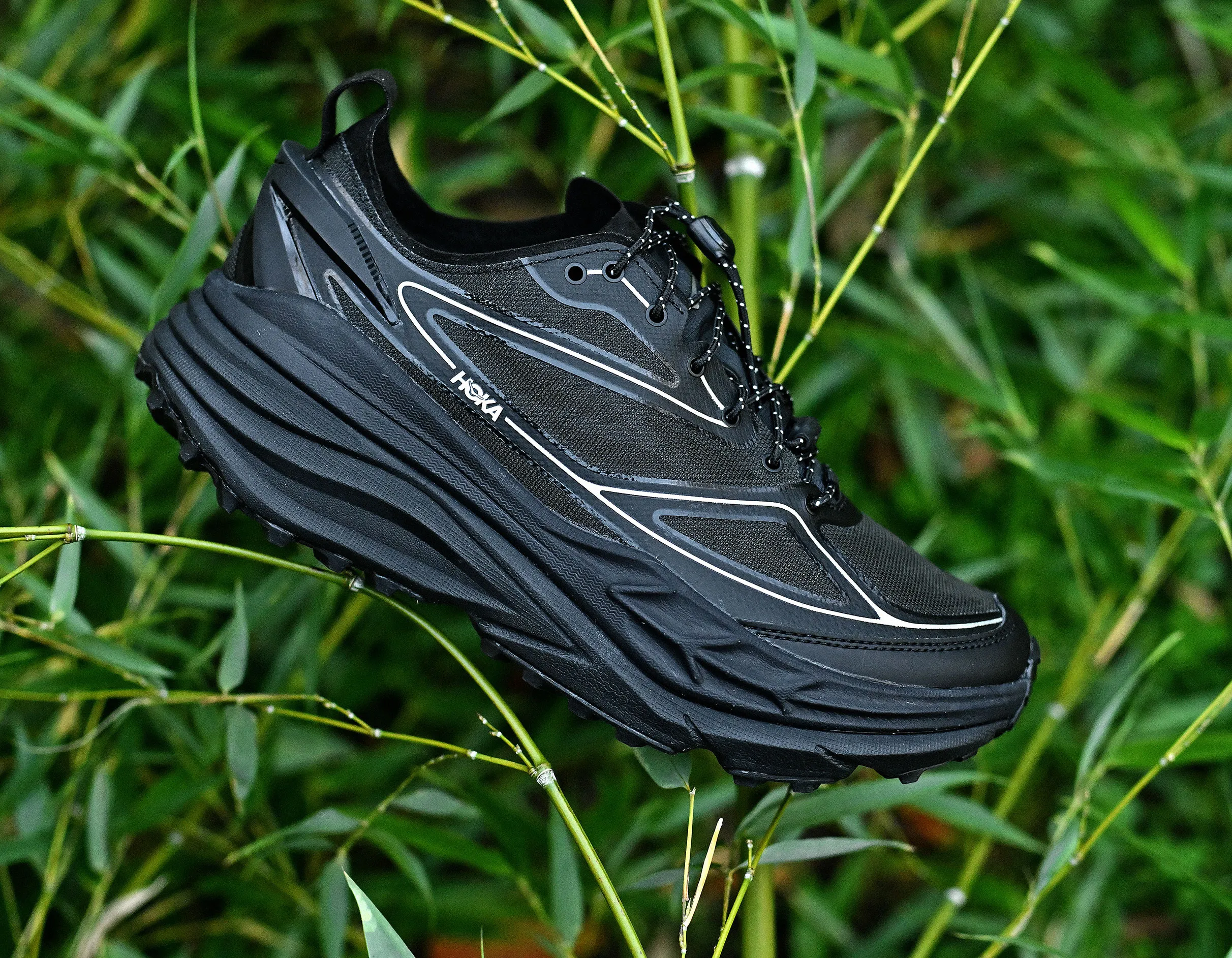 HOKA Stinson One7 Black Silver $808!