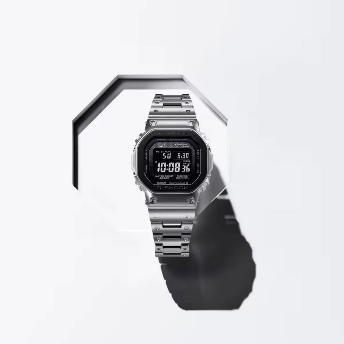 G-Shock 全金屬系列 GMW-B5000BT 黑銀 $3471! (回贈$590)
