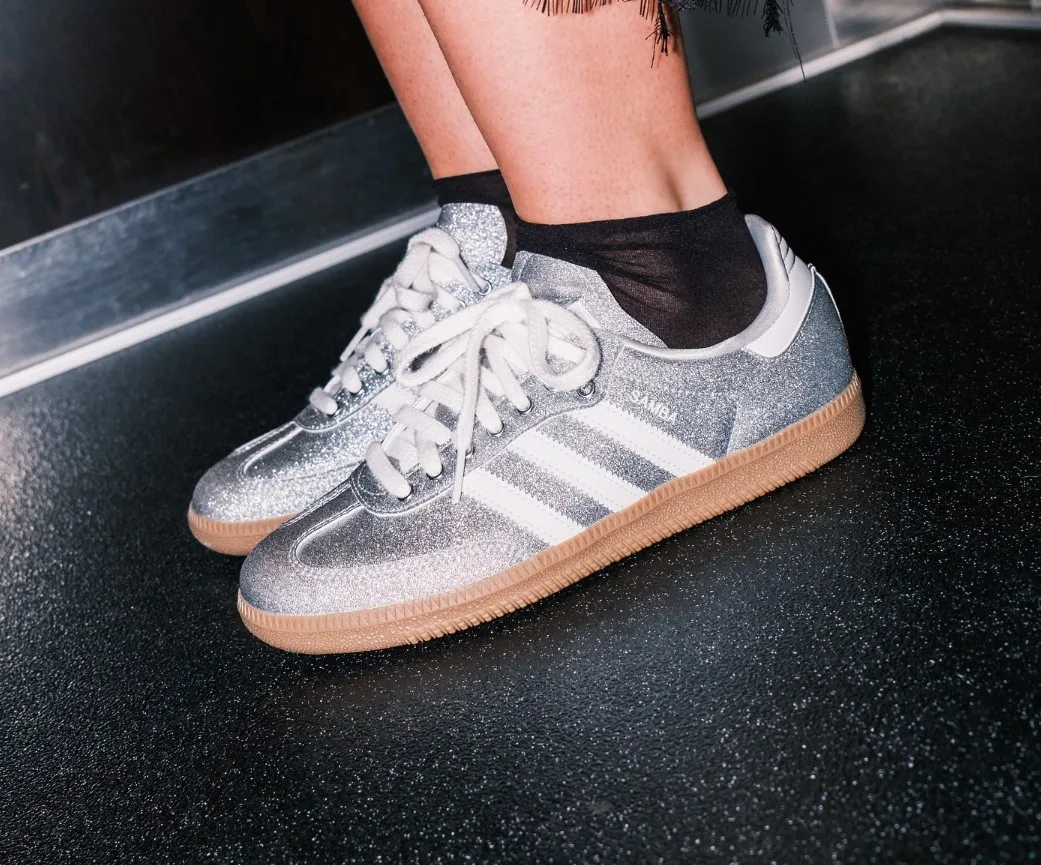 Adidas Originals Disco Samba OG Silver Glitter $307!
