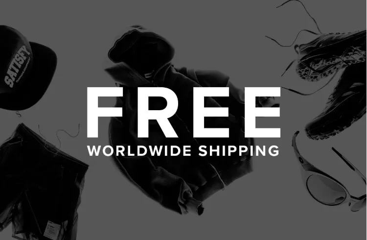 Endclothing 不限金額免運費!