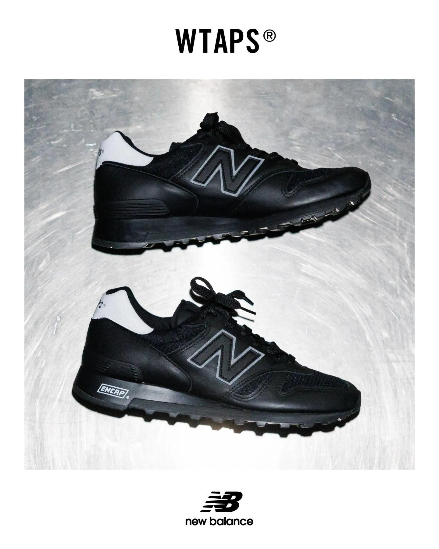 WTAPS x New Balance 1300 “Black/White” Made in USA $2019!