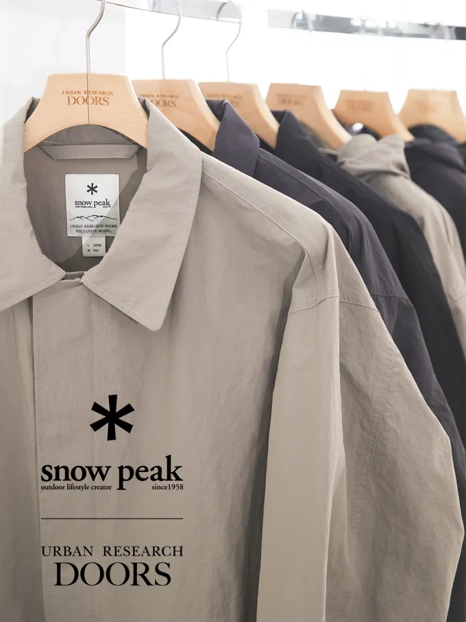 『別注』Snow Peak Apparel × DOORS Nylon Washer Jacket & Parka 2色$903免運!