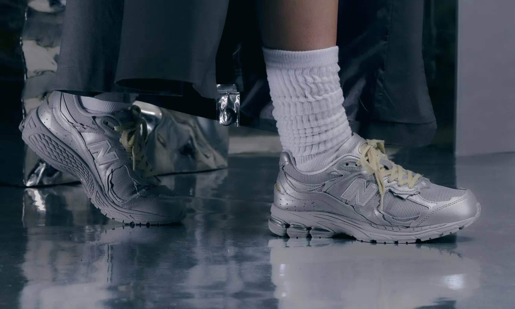 size? x New Balance 2002R Refined Future Silver $738!