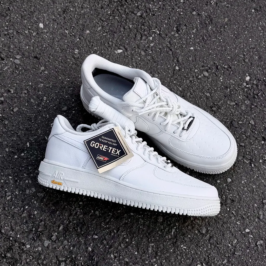 Nike Air Force 1 GORE-TEX Vibram Triple White $1160!