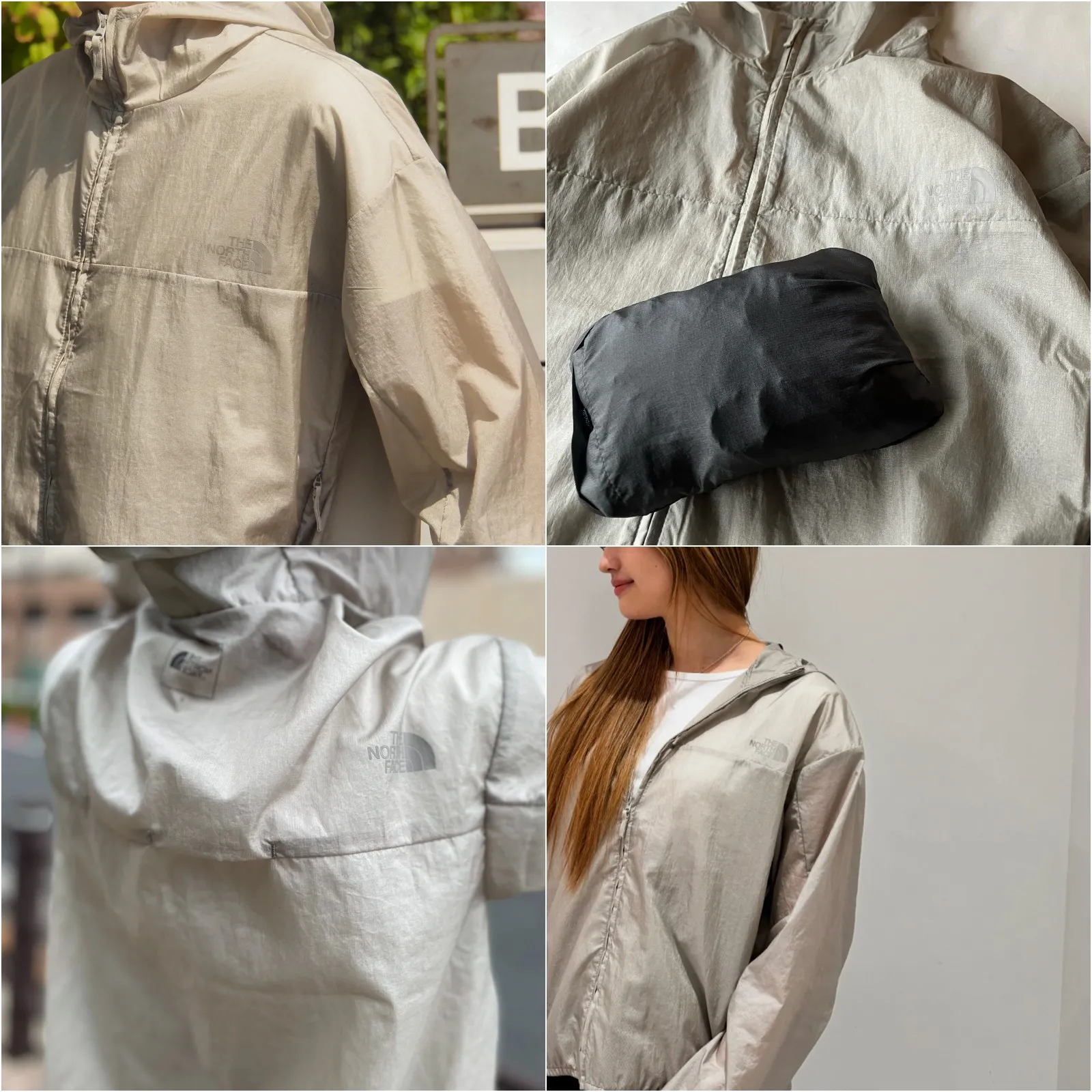 The North Face W DF Axion Wind Hoodie Fossil $383!