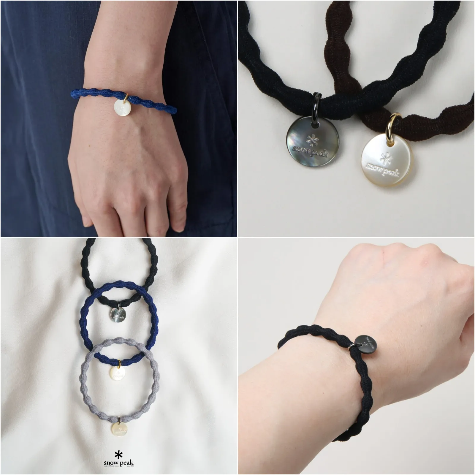 日本製Snow Peak Logo-Charm Hair Tie 4色$55!