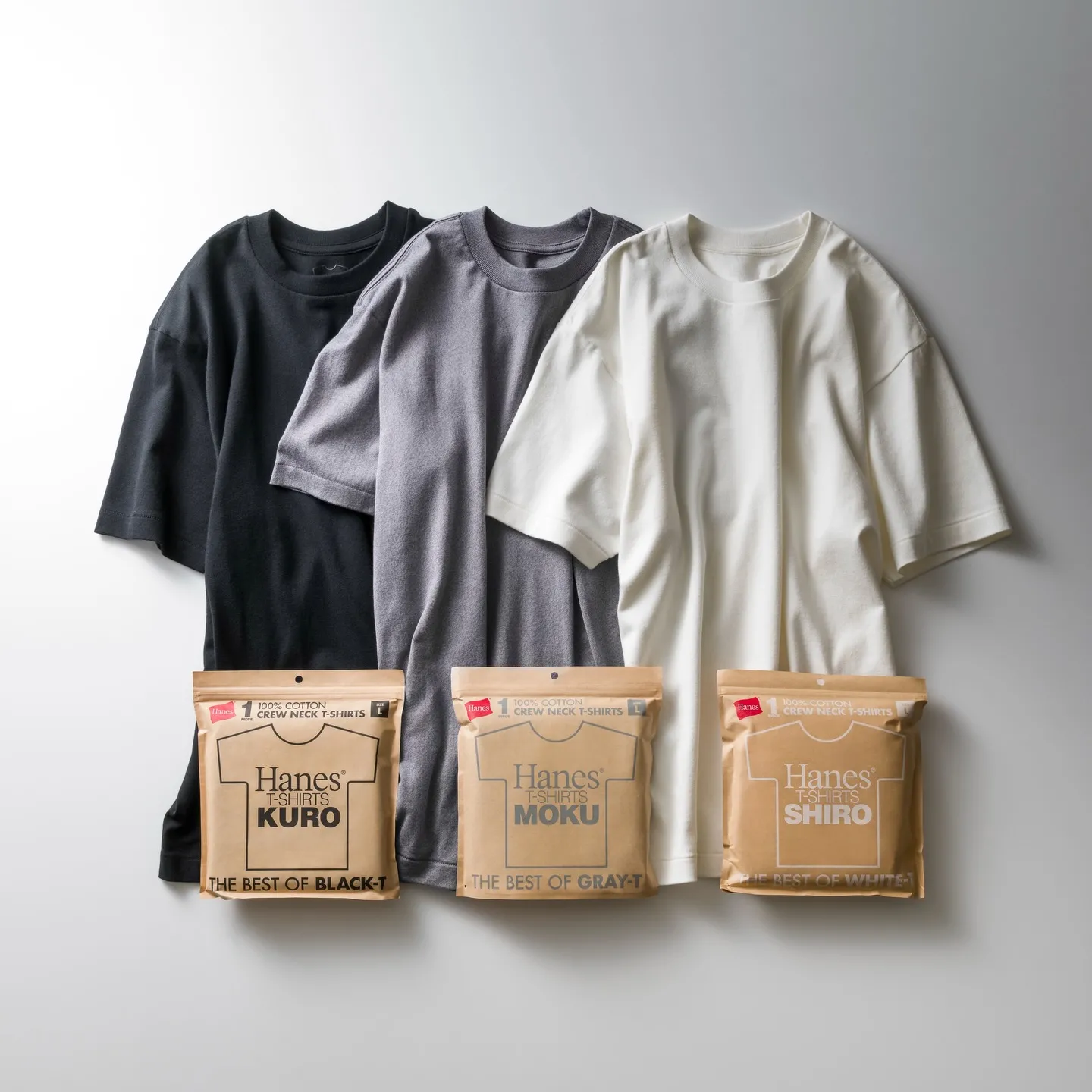 Hanes 7oz 最高の白T & 黑T Pack $224 (額外回贈$42)