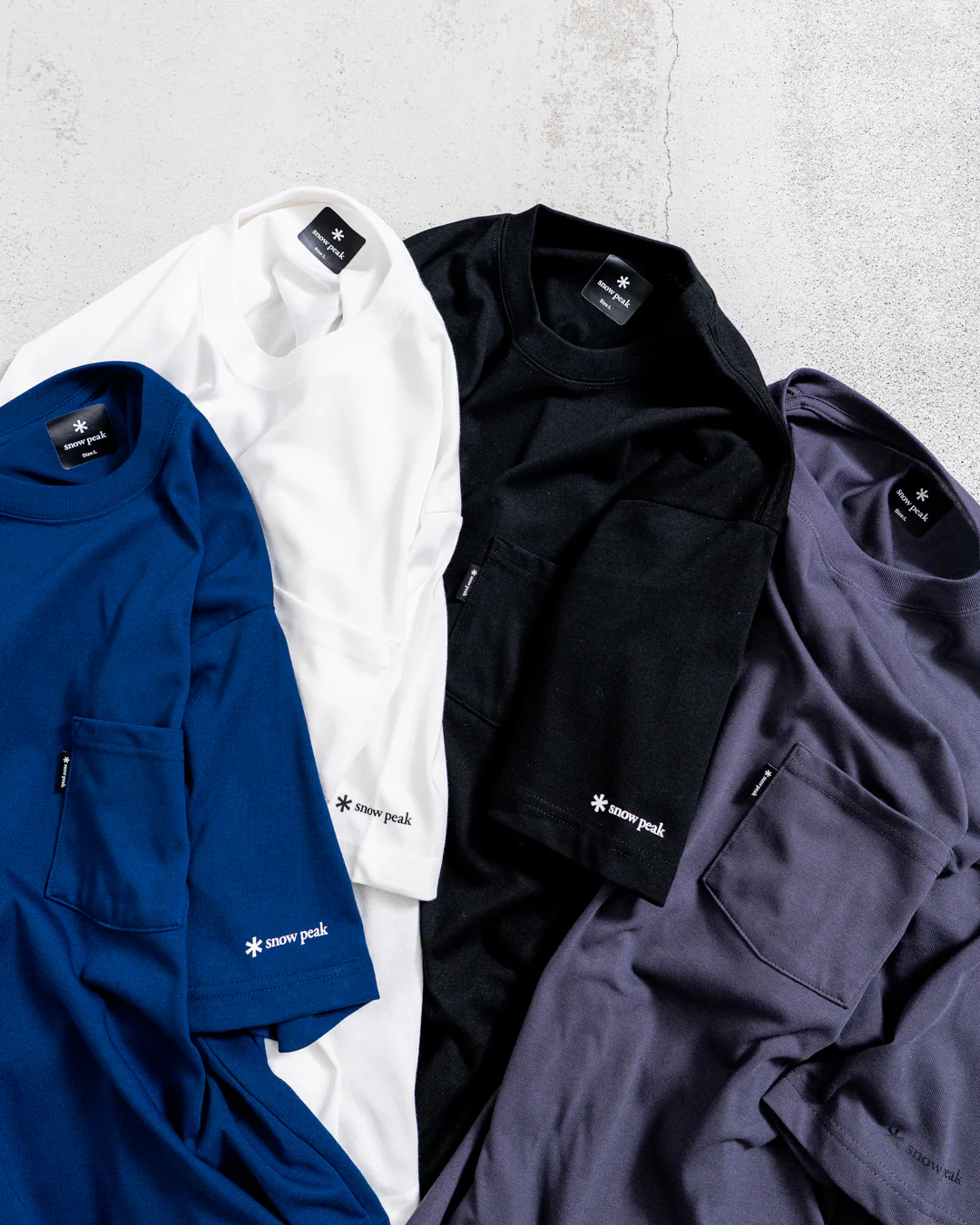 Snow Peak New Standard Pocket T-Shirt 4色$170起!