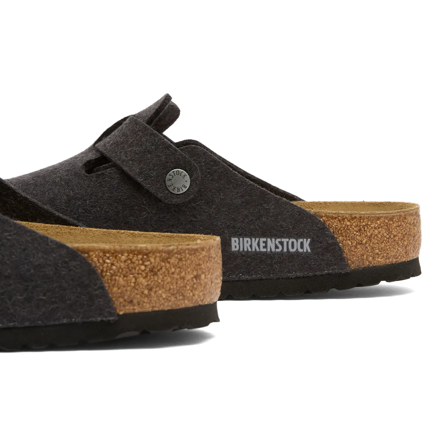 Birkenstock Boston Anthracite Wool $499!