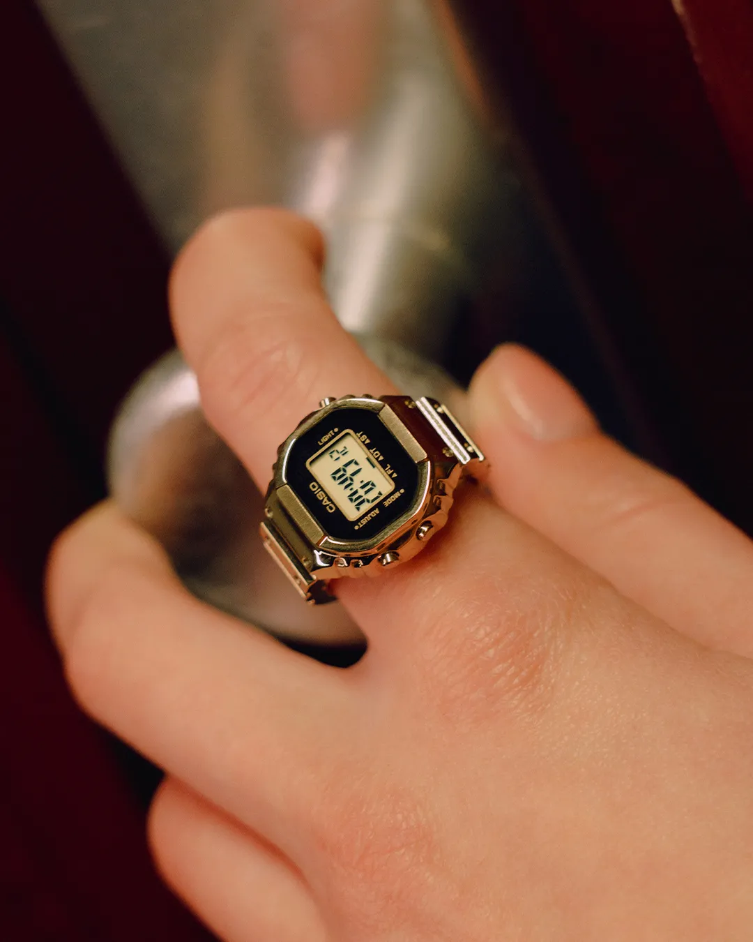 Casio Ring Watch Gold $774免運!