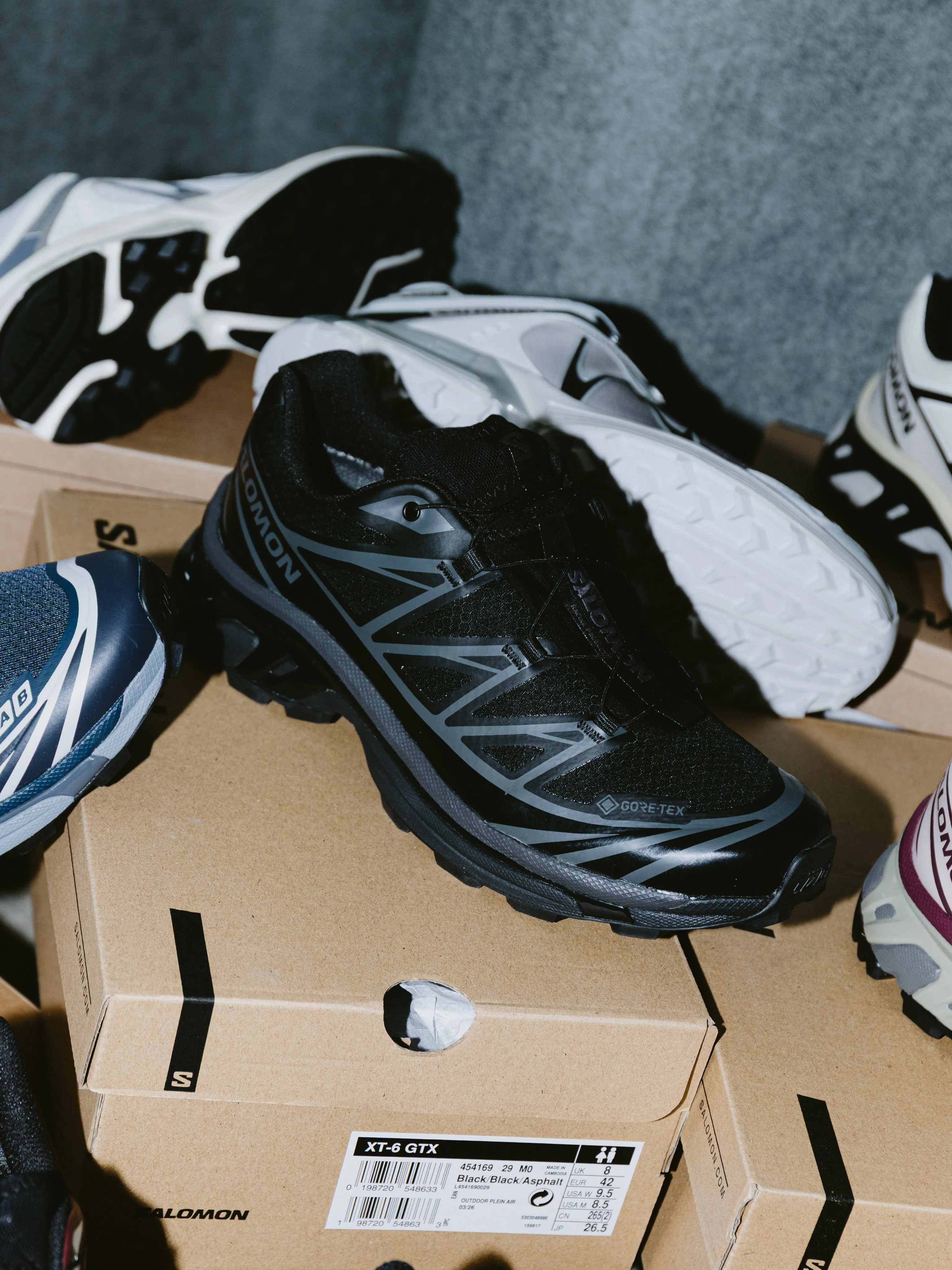 Salomon XT-6 GORE-TEX Black/Black $1315!