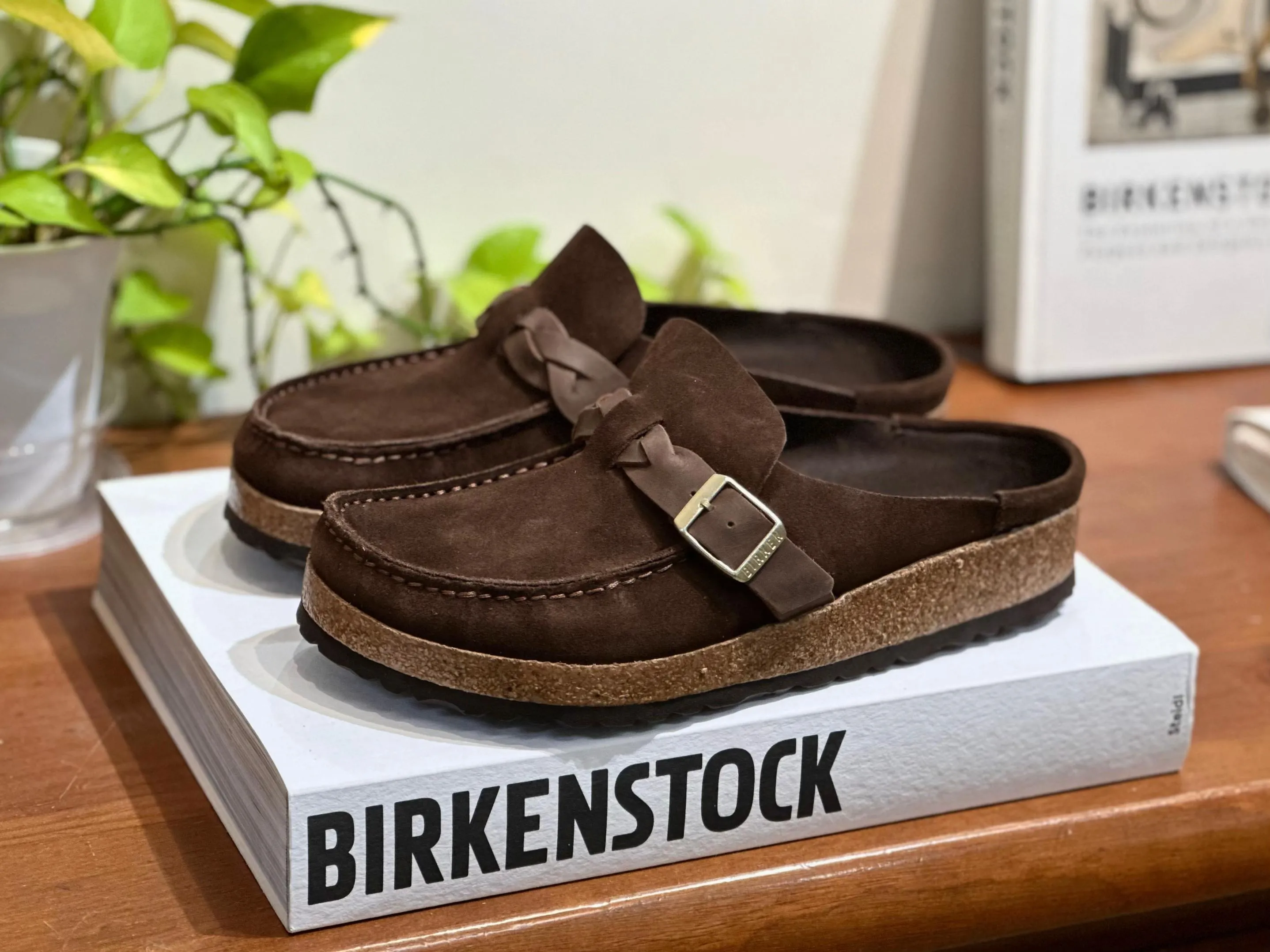Birkenstock Buckley Braided Suede Leather Carafe $796!