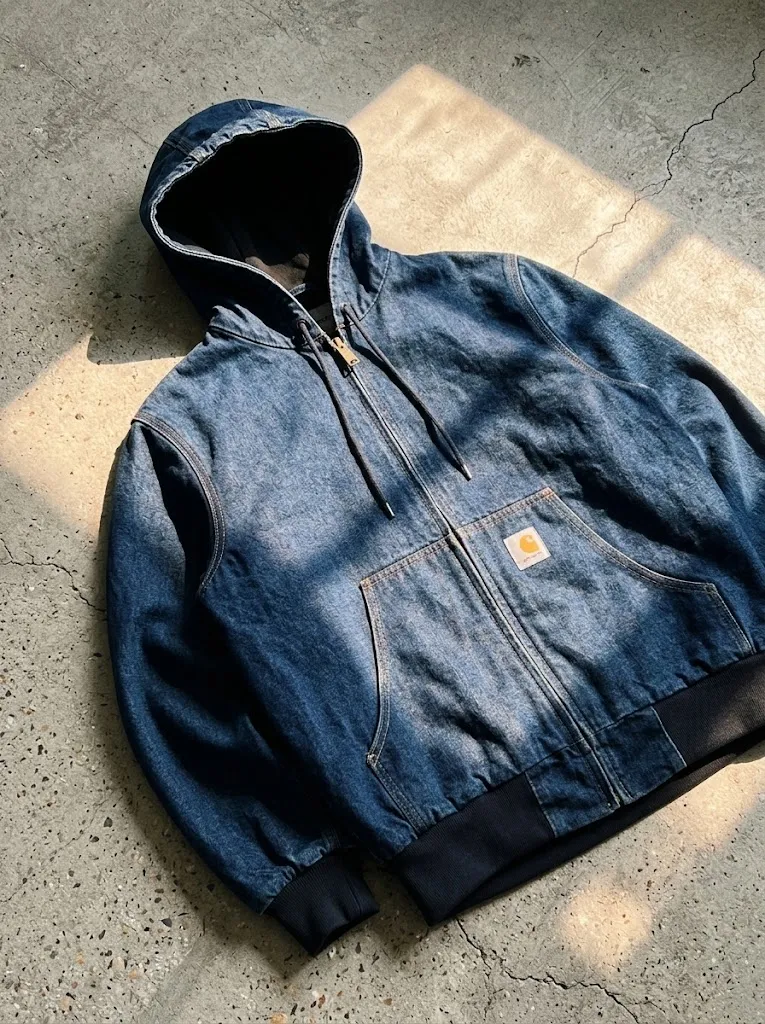 Carhartt WIP OG Active Jacket Blue Stone Washed $1417!