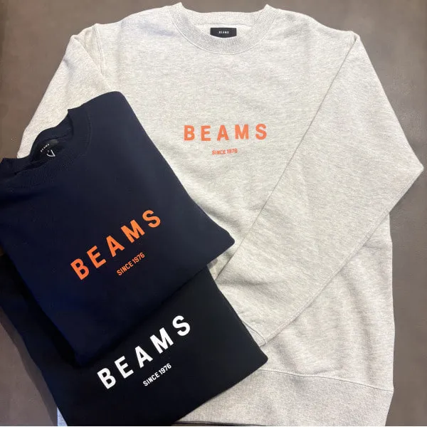 Beams Logo Crew Neck Sweatshirt 4色$544免運! (回贈$120)