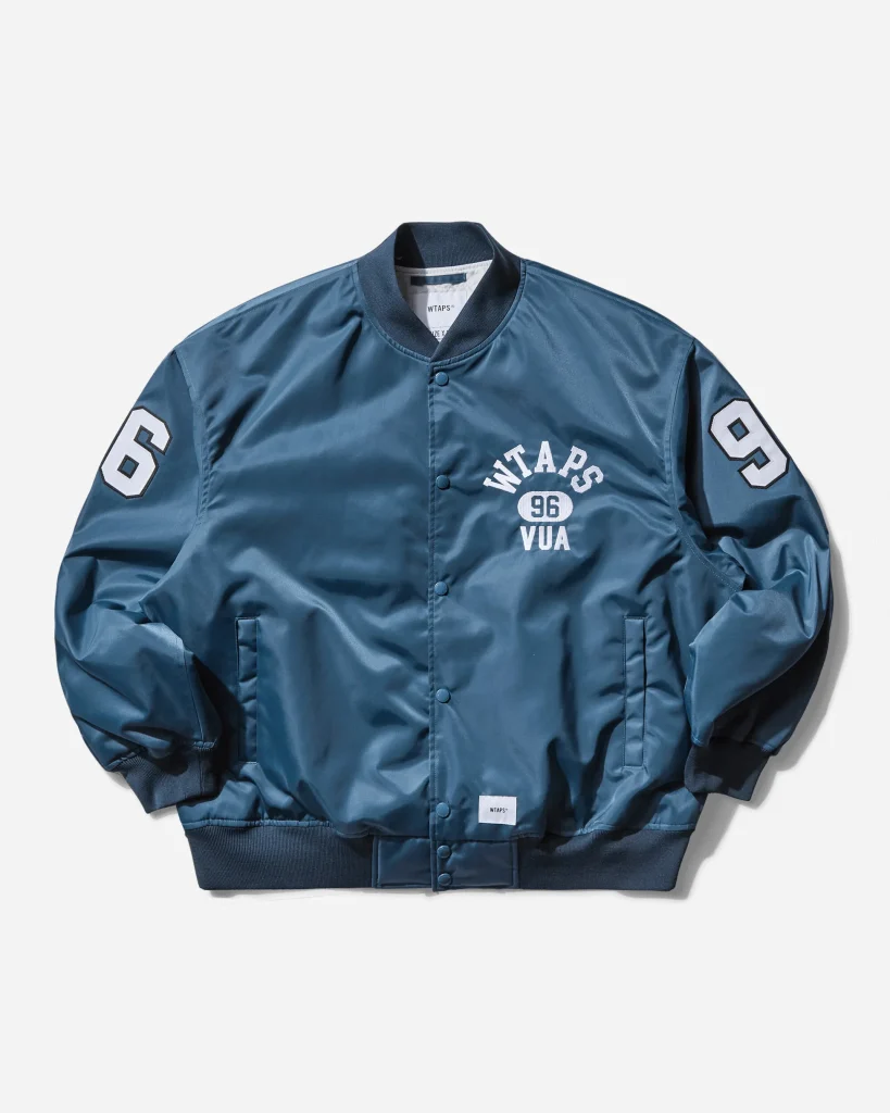 Wtaps SS25 Team / Jacket / Nylon. Twill Teal $3283 @ Mr